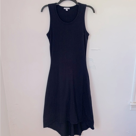 James Perse Blouson Back High Low Tank Dress 2 - Picture 3 of 11
